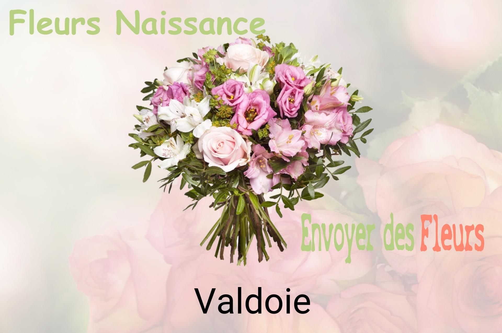 Bouquet de fleurs de naissance livré à Valdoie