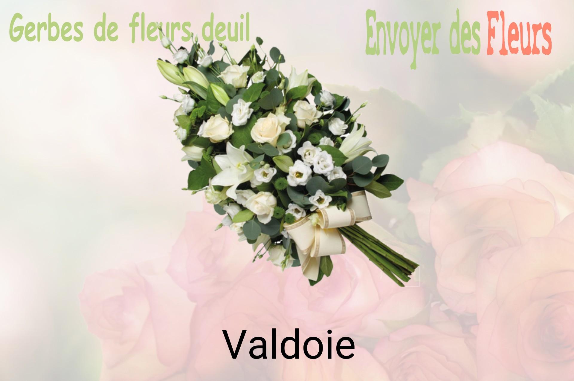 Gerbe de fleurs de deuil livrée à Valdoie